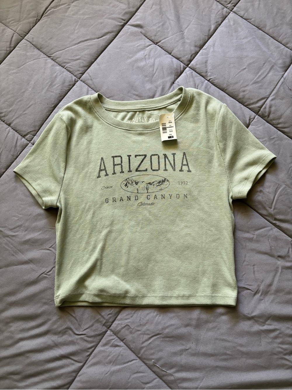 Aeropostale sage green Baby Tee